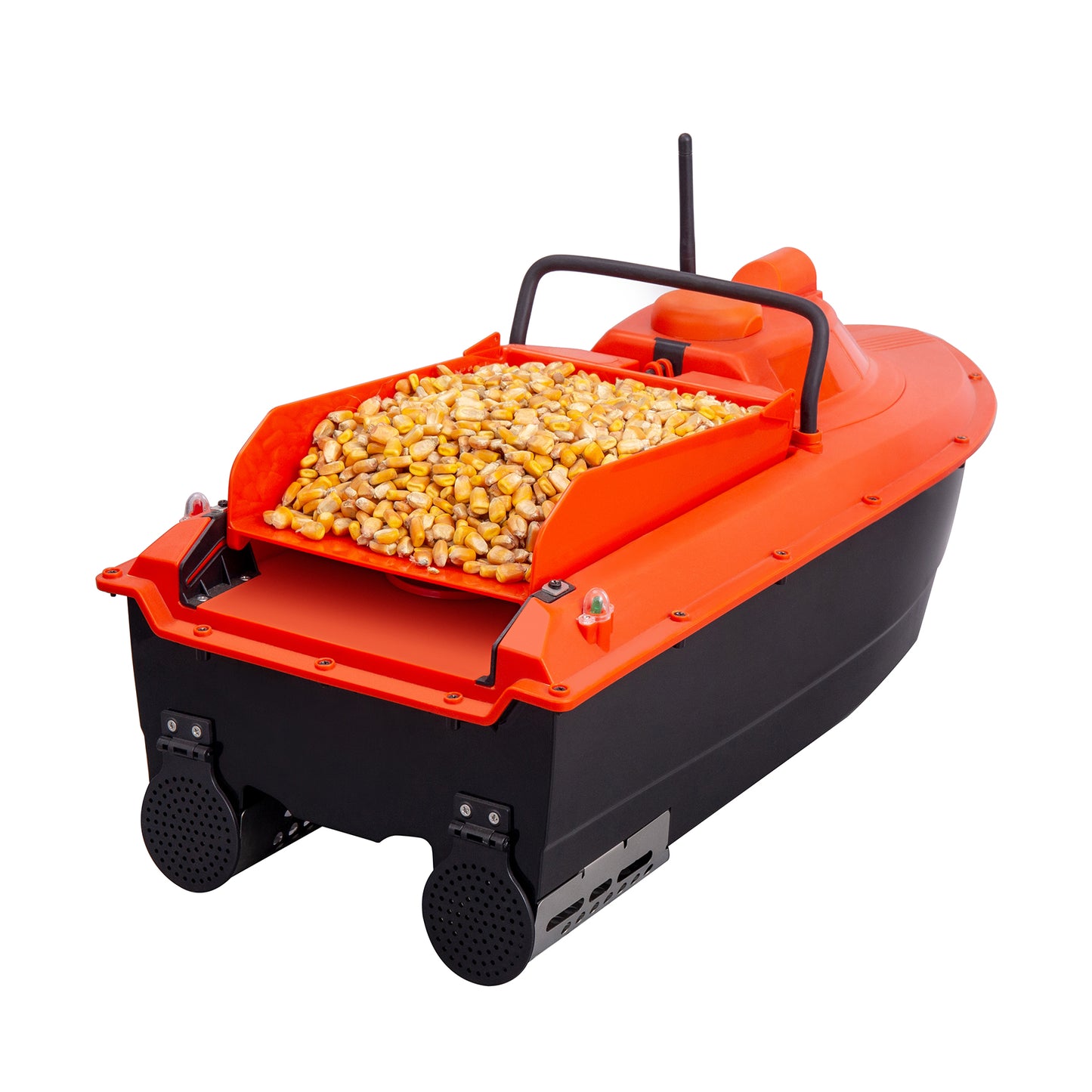 JABO2CG-orange GPS Auto Navigation Fish Finder Bait Boat 16 Points in 11 Languages