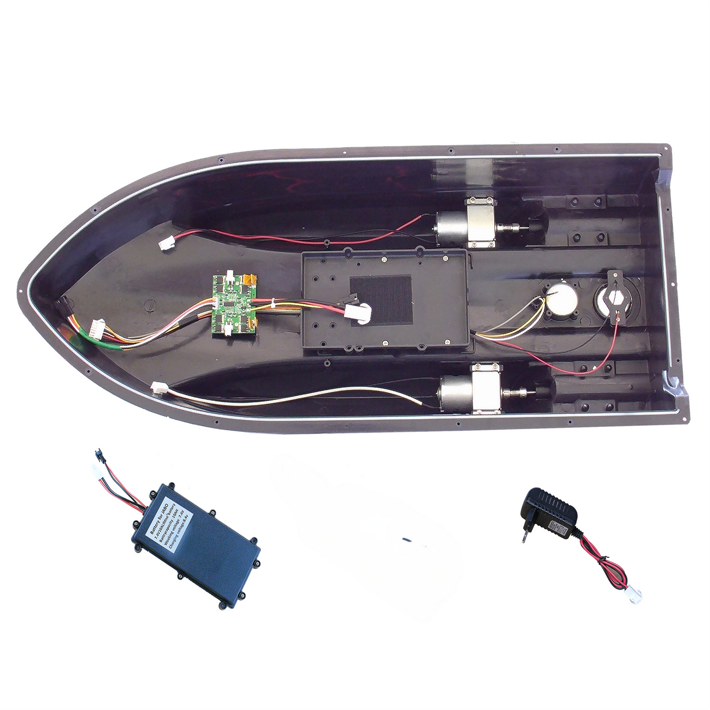 JABO2CG Bottom shell, accessories (ultrasonic sensor, driver board,battery)