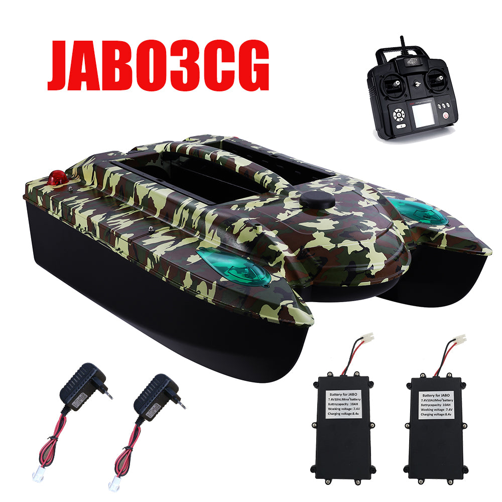JABO3CG fish finder, each bin 5 kg, in 11 languages Store 32 points bait boat
