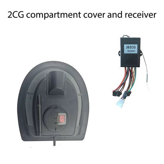 2CG compartment cover and receiver