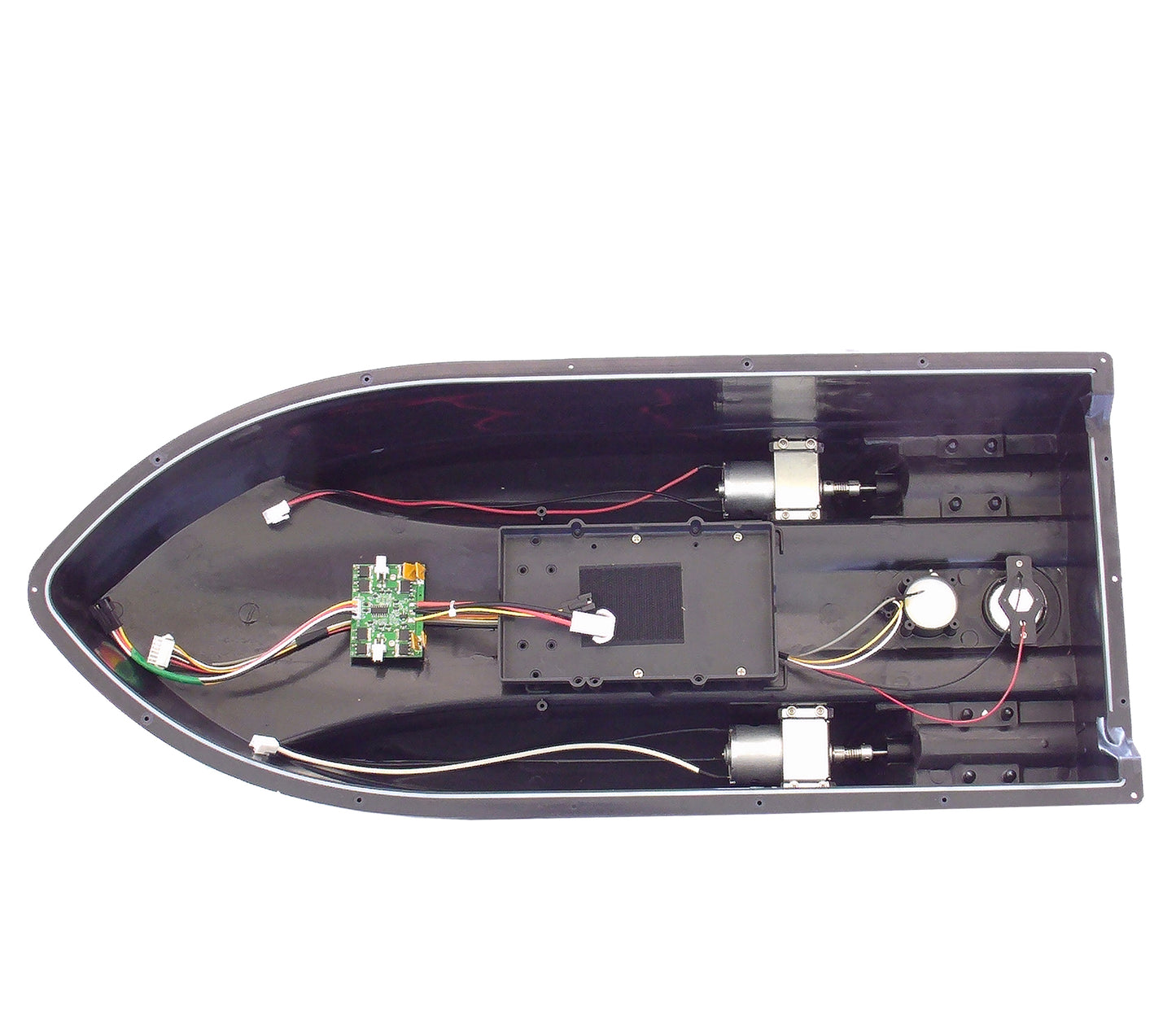JABO2CG Bottom shell, accessories (ultrasonic sensor, driver board)